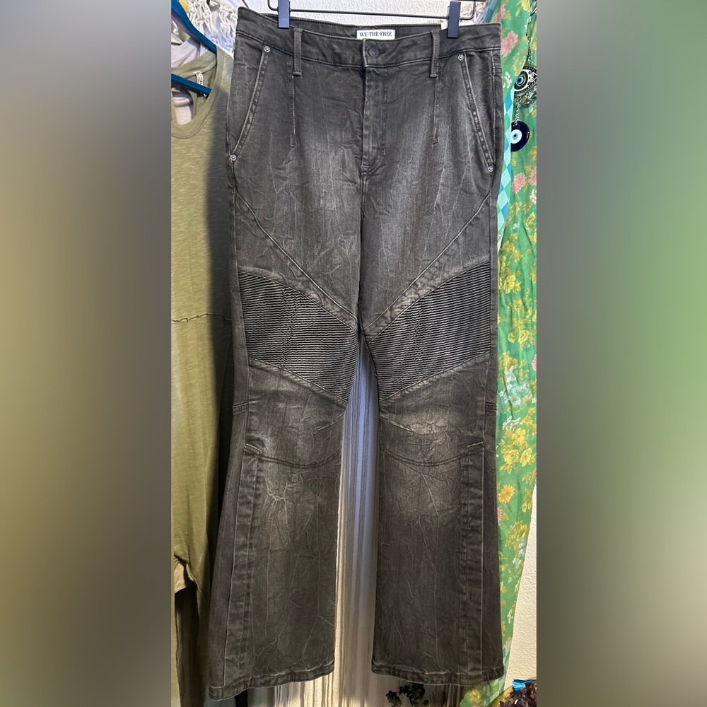 NWT Free People • We the Free • Vector Moto Jeans 30 - Picture 10 of 13